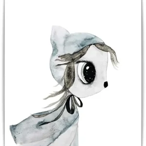 Plakat Misty A3, By Christine Hoel, Bilde til barnerommet